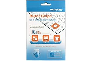 Non-Slip Grips for Quilting Rulers, Quilting Templates