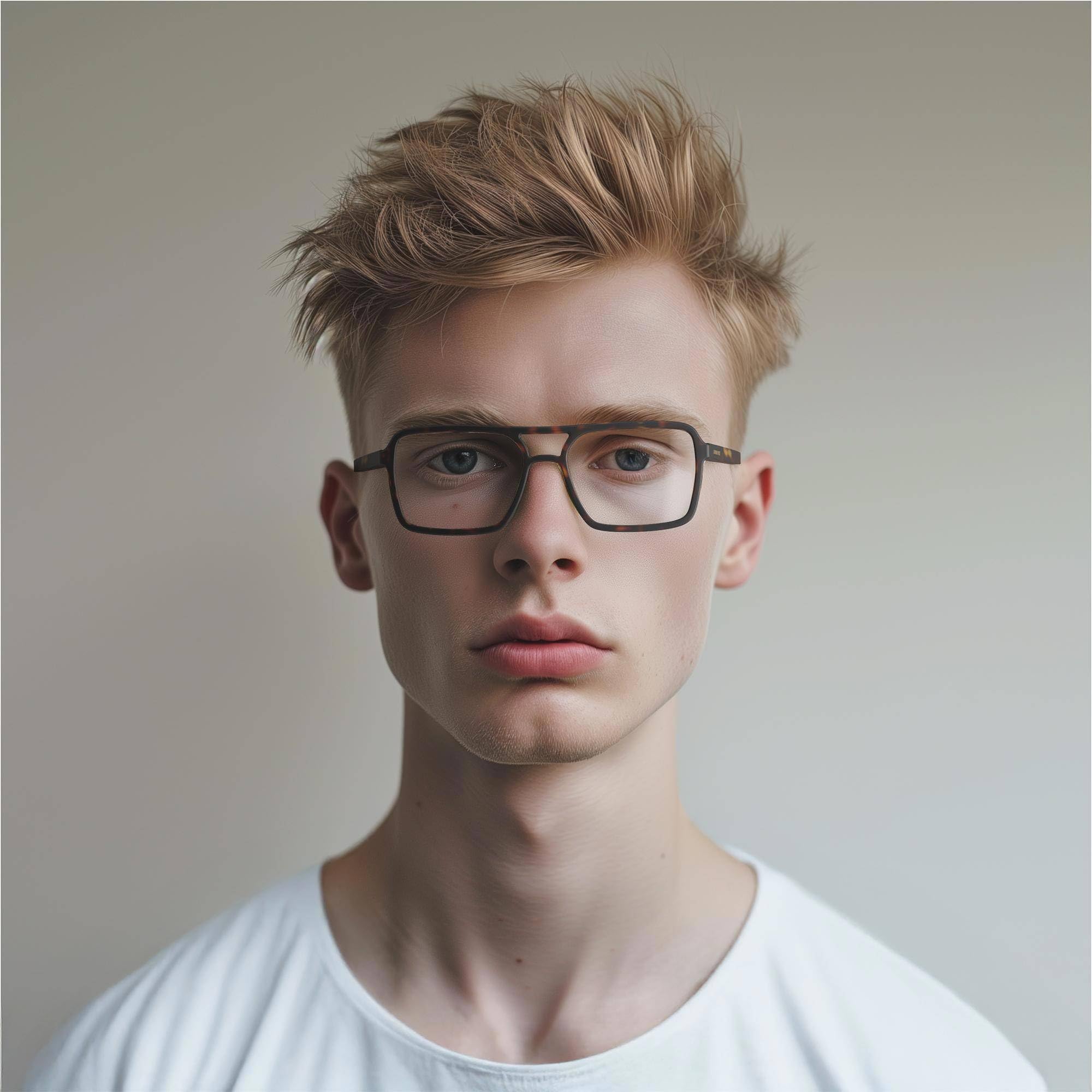 LONDON MOLE® Spy gafas de lectura | Cool lectores de piloto en forma de cuadrado | Unisex para hombres y mujeres | Bisagras de primavera