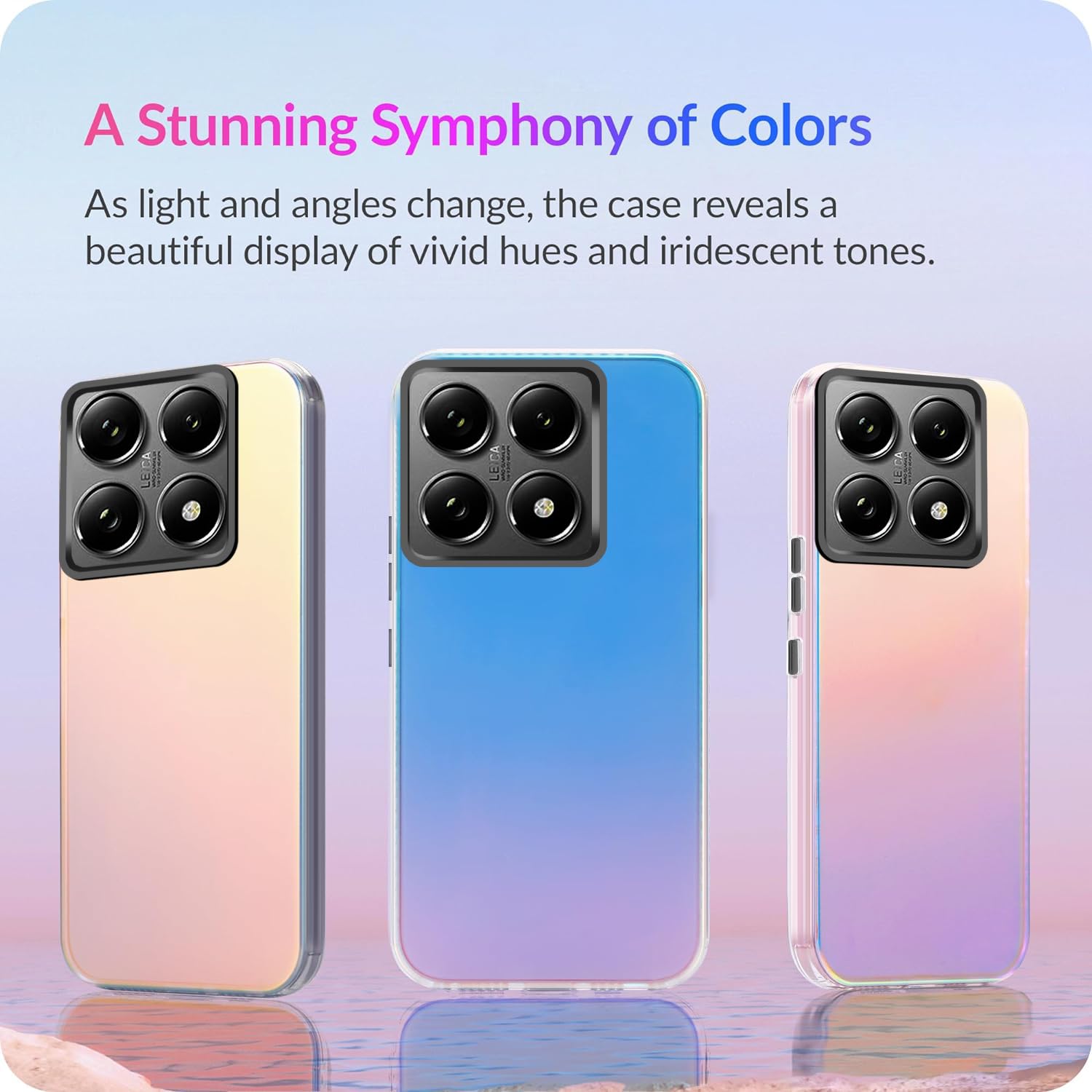 PanXCase Cover Opaca per Xiaomi 14T - Custodia Traslucida Ultra