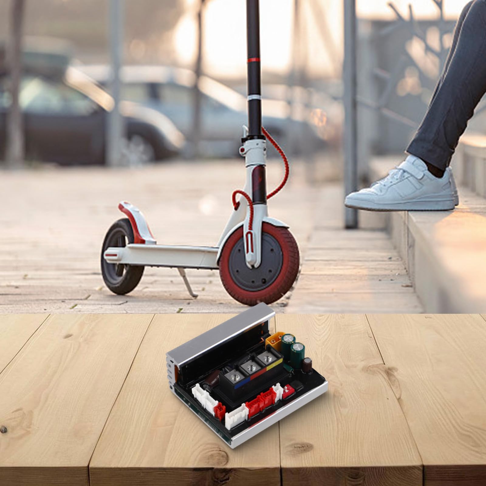 Contrôleur de scooter électrique – Carte mère Rplacement avec autocollant – Pour Ninebot MAX pour trottinettes électriques G2