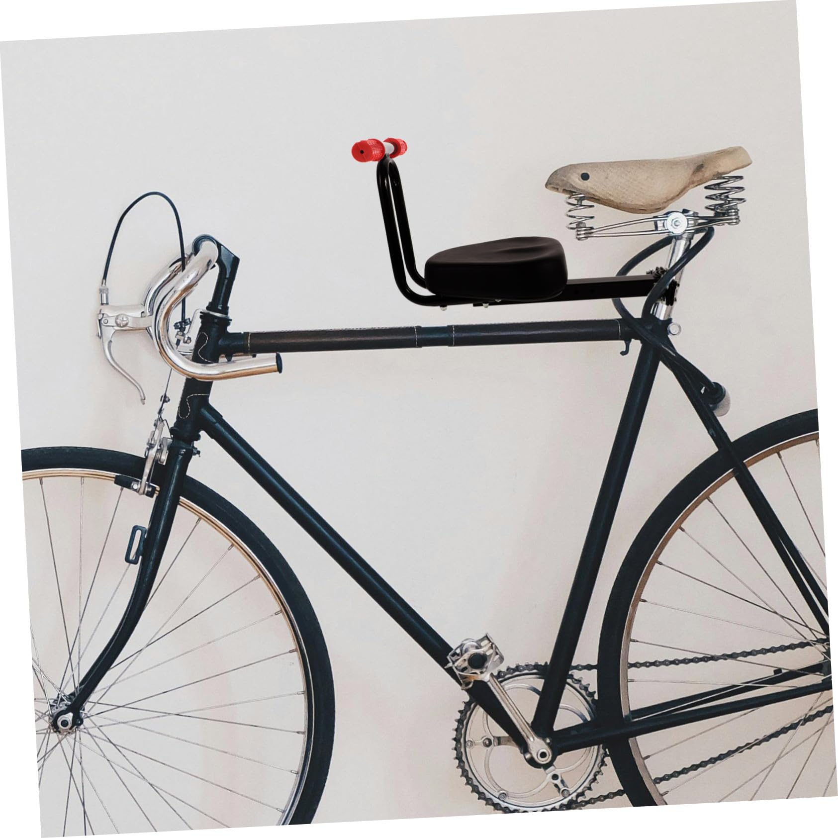 BESPORTBLE Asiento de Bicicleta para Niños Cómodo y Ajustable, Versátil para Bicicletas y Eléctricas, Diseño Ergonómico y Elegante para Paseos en Familia