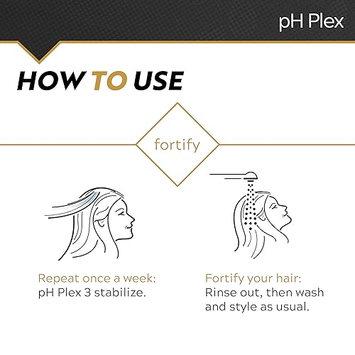 Miniatura 10 de pH Plex 1 Protect & 2 Repair Relaxer- Set de cuidado del cabello para proteger y reparar durante el tratamiento relajante  Repara el cabello dañado