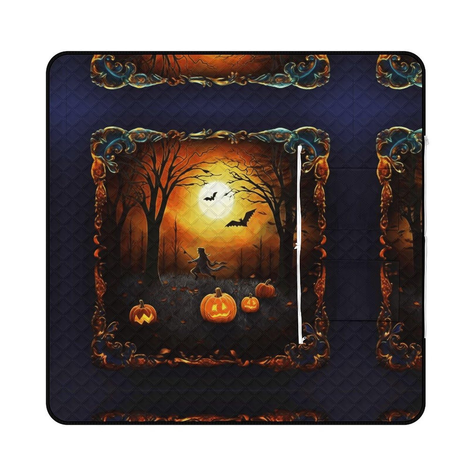 Tapis de pique-nique portable et pliable pour vos fêtes d'Halloween en plein air