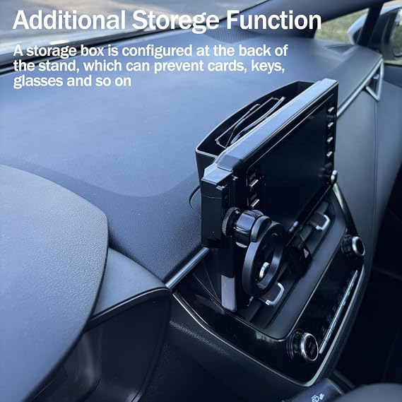 Car Phone Mount for 2019-2025 Toyota Corolla / 2019-2025 Toyota Corolla Hatchback / 2023-2025 Corolla Cross, Fits 8-Inch Touchscreen, for MagSafe Magnetic Car Phone Holder, Toyota Corolla Accessories