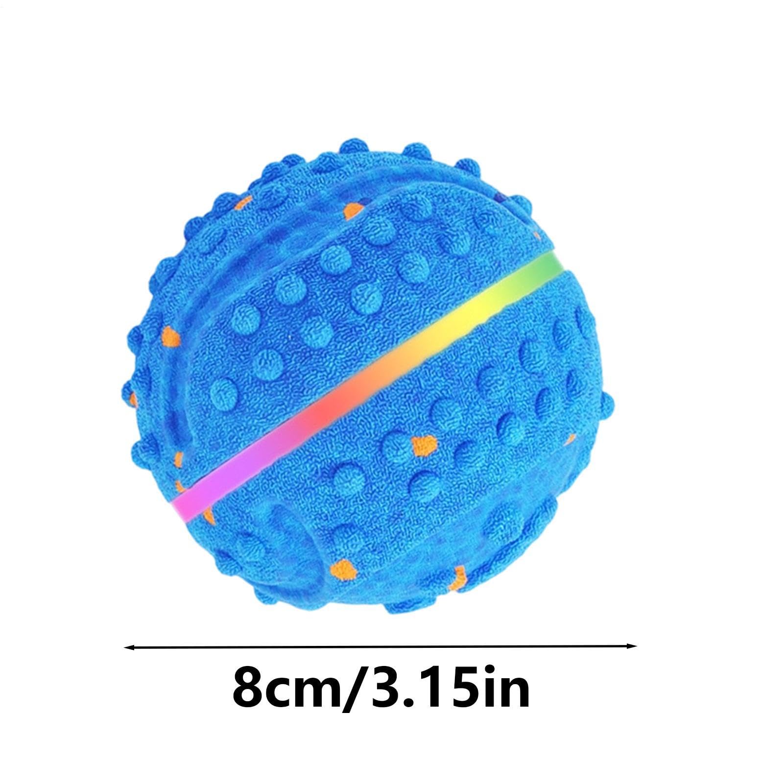 Balle Interactive Pour Chien Rebondissante, étanche avec lumières et 3 | Balle Automatique Mobile Canine Pour Races Moyennes à Grandes, Exercice et Dressage, Réduit