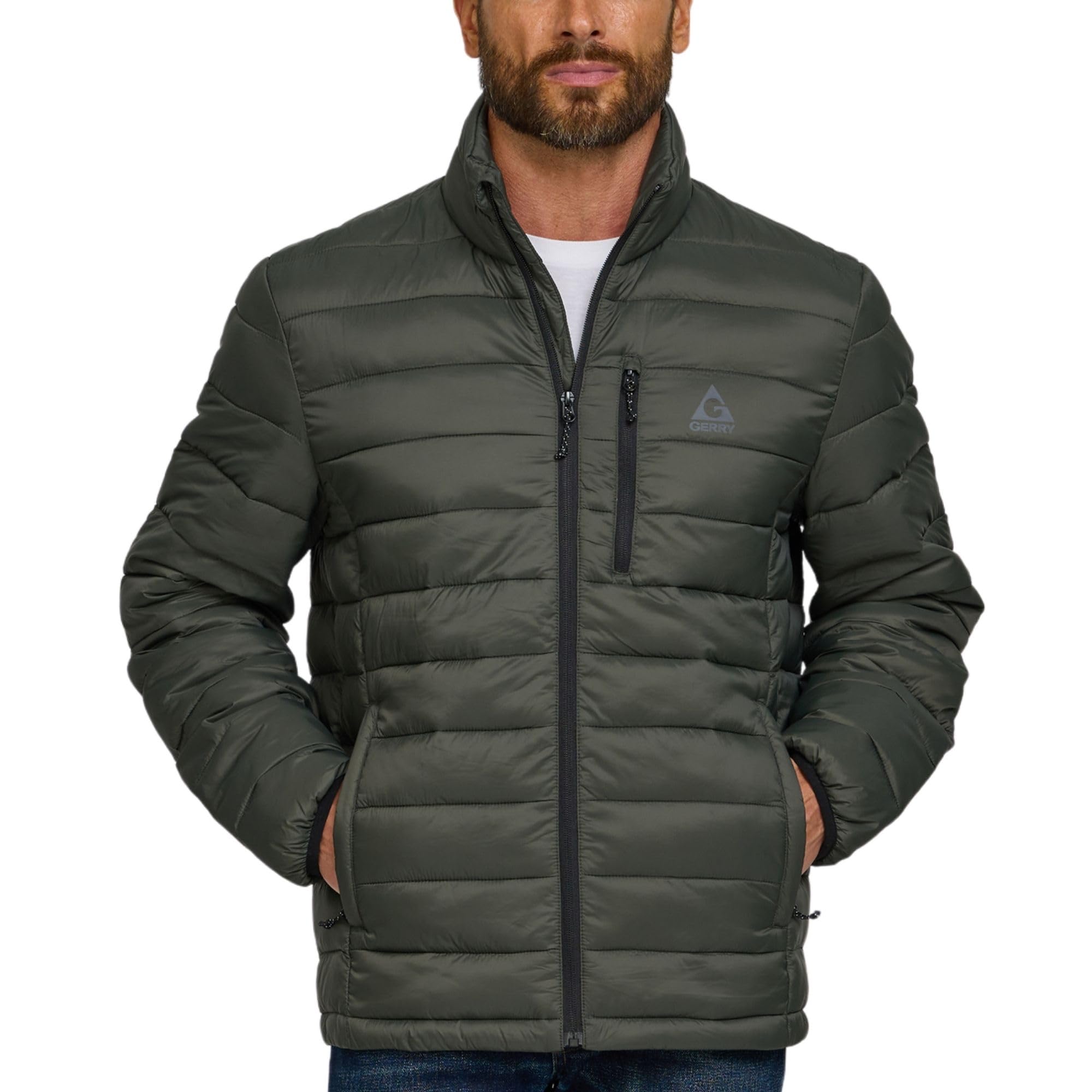 Gerry Packable Puffer Jacket Men, Warm Lightweight Winter Jackets for Men