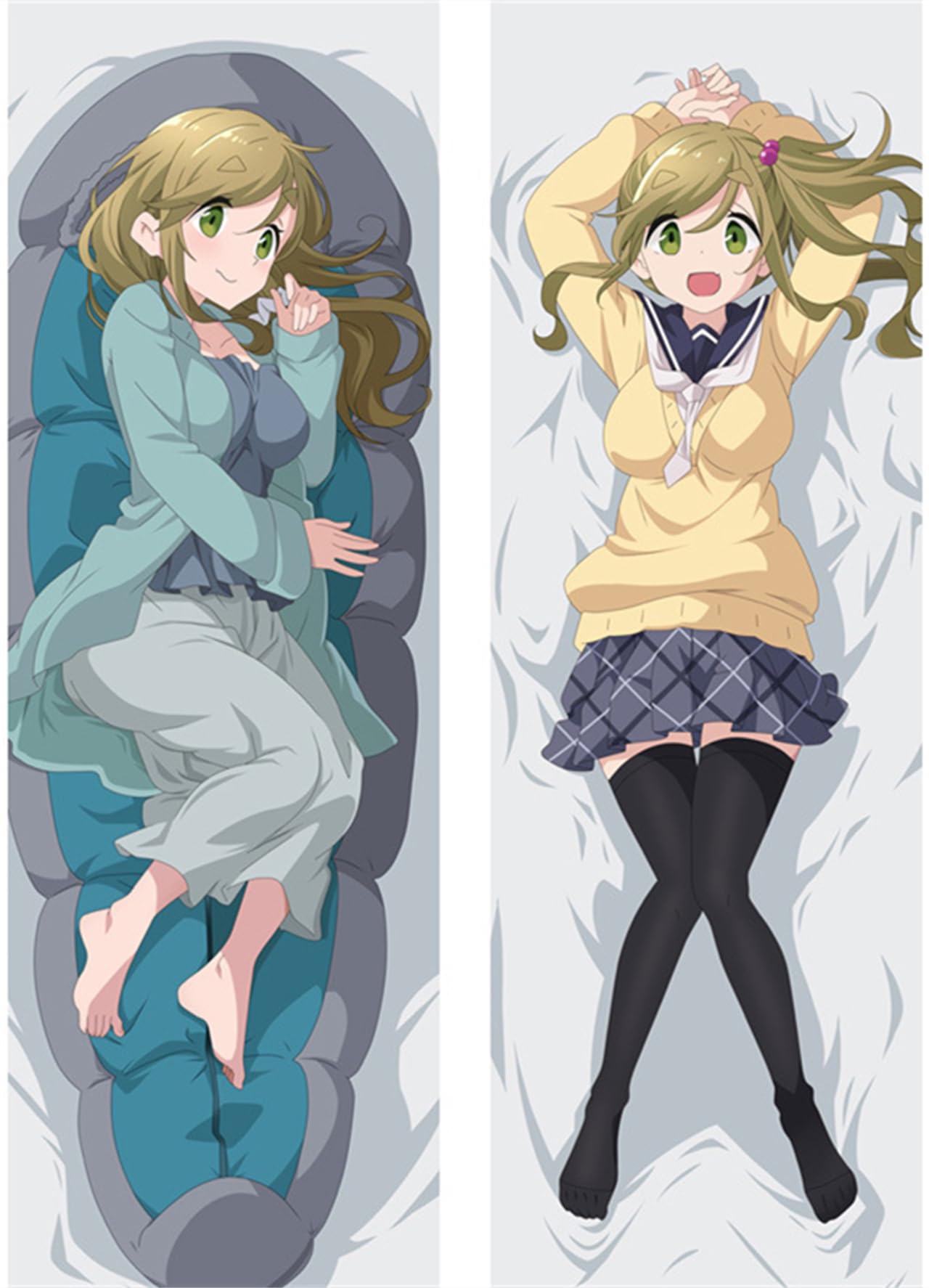 Amazon.co.jp: ゆるキャン 抱き枕カバー 各務原なでしこ 志摩リン 犬山