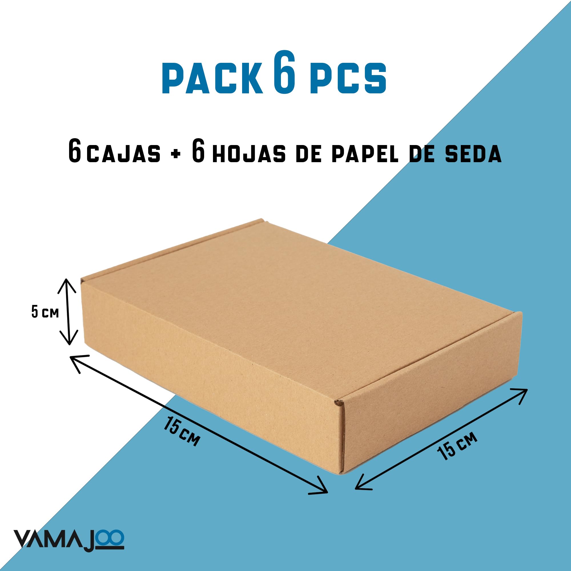 HORLIMER Lot de 25 petites boîtes d'expédition en carton ondulé blanc