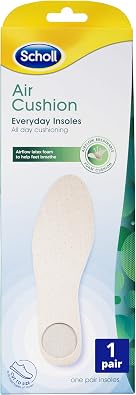 Scholl Air Cushion Everyday Insole, 0.067 Kilograms, Other