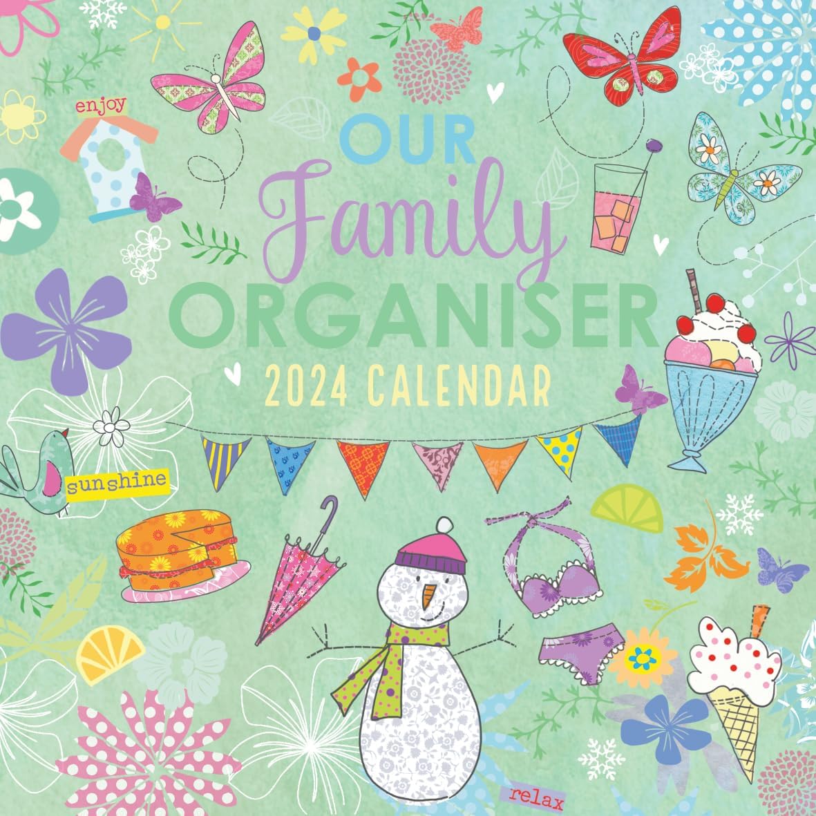 Clever Fox 20242025 Wall Calendar 24Month Vertical