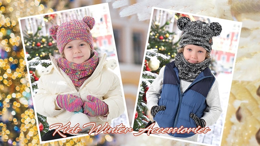 Gorro De Invierno Para Bebés Y Niños - Doble Pompón, Forro Polar, Tallas 0-4 Años, Regalo Perfecto