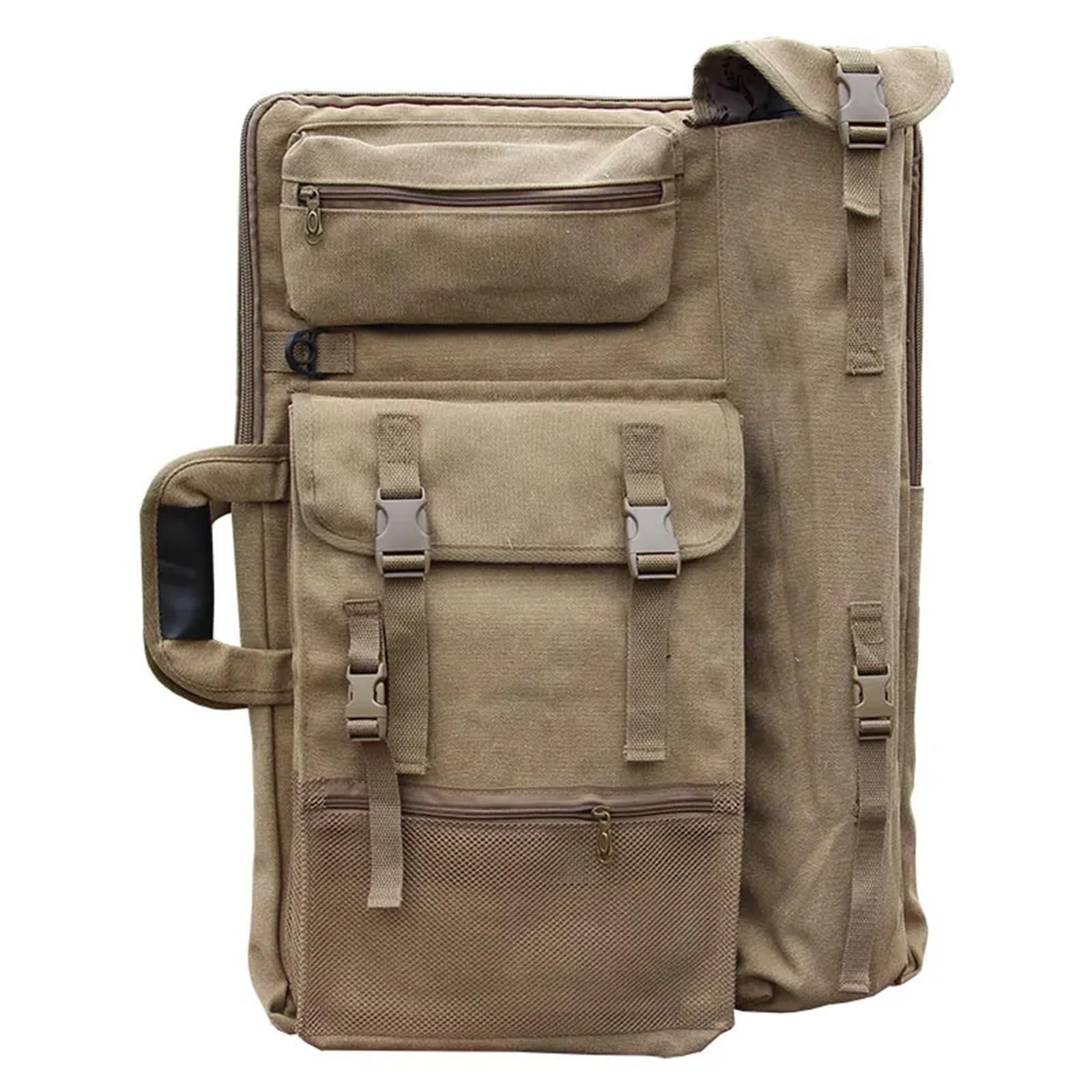 Portafolio de artista, Estuche de cartera arte A2, lona gruesa grande, tablero dibujo for artista, mochila portátil(Color1)