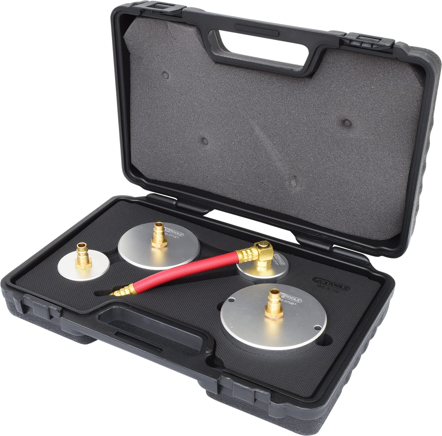 KS Tools 160.0710 Uniwersalny zestaw adapterów do odpowietrzania hamulców, 4-szt