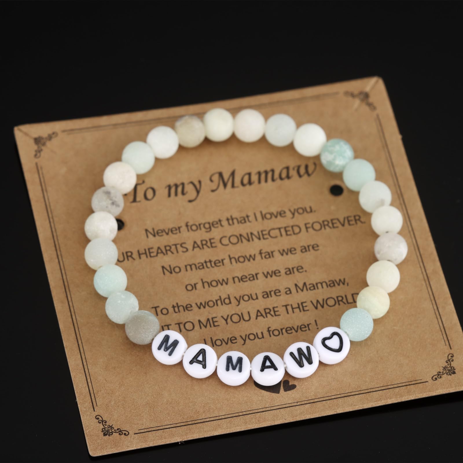 HUTIMY Gifts for Mamaw Birthday from Grandchildren Best Grandma Mothers Day Mamaw Bracelet