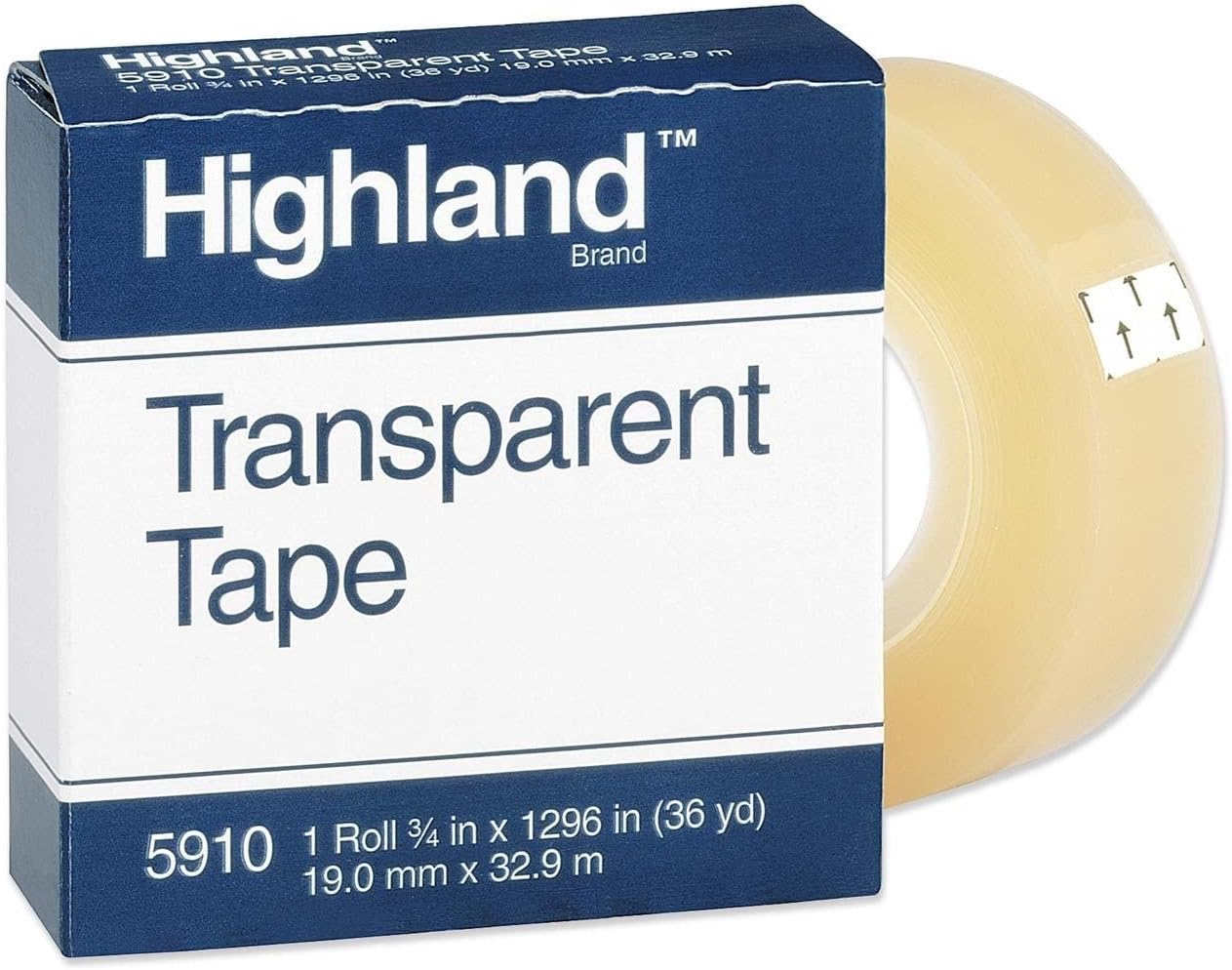 16 Pack 3M COMPANY TAPE HIGHLAND TRANSPARENT 3/4X1296