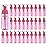 Tekson 30PCS Soap Foam Bottle (2 oz), Empty Travel Foaming Lash Shampoo for Cleanser, Dispenser (Red)