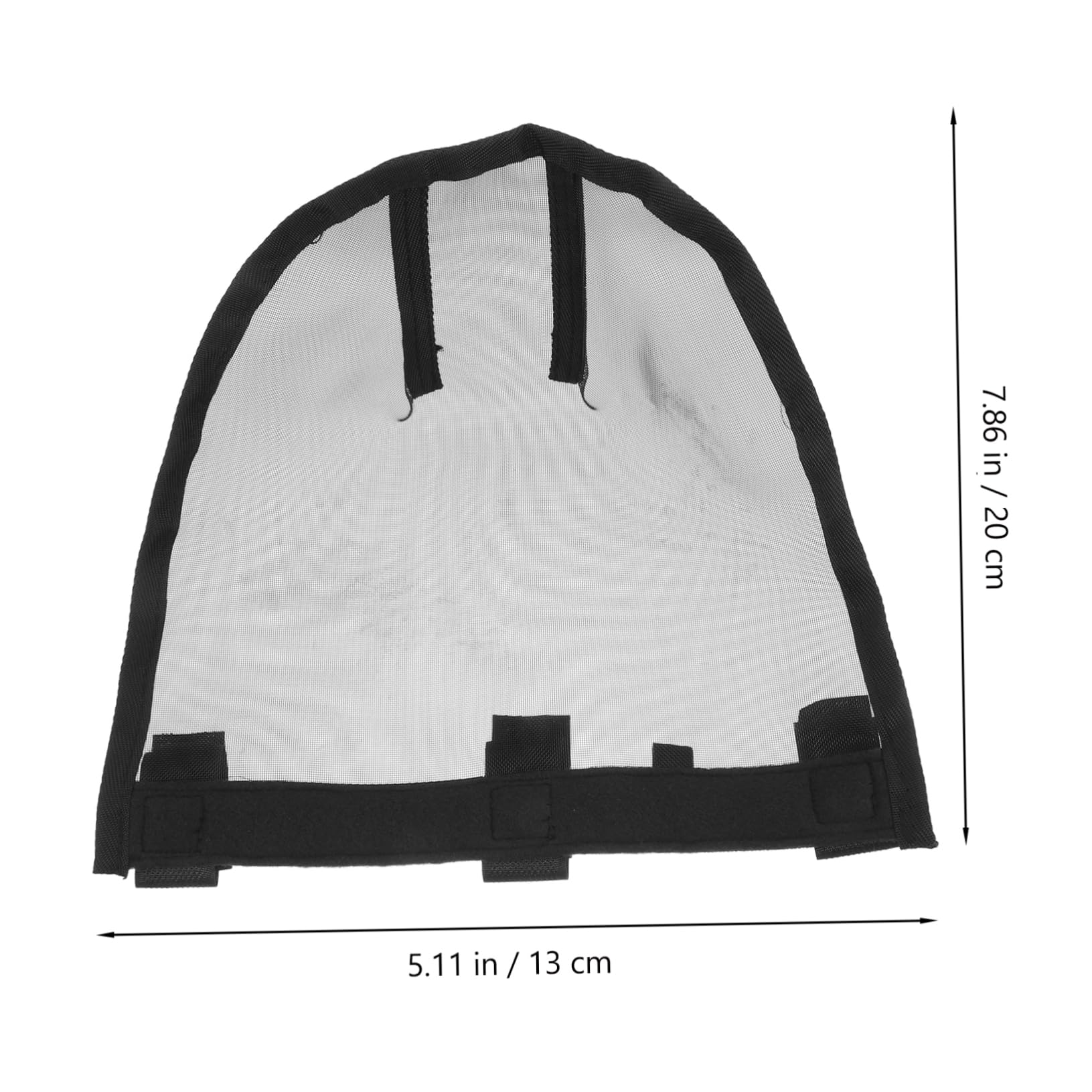 KONTONTY Lightweight Horse Mask Mesh Nose Cover for Horses Fly Resistance Comfortable Fit Breathable Material Easy to Use Home Horse Care