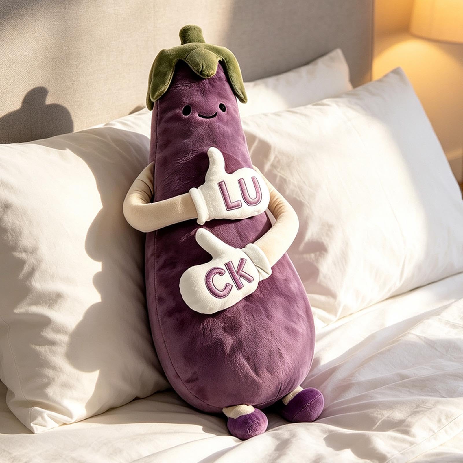 Linda - Cuscino per il corpo, in morbido peluche, 119 cm