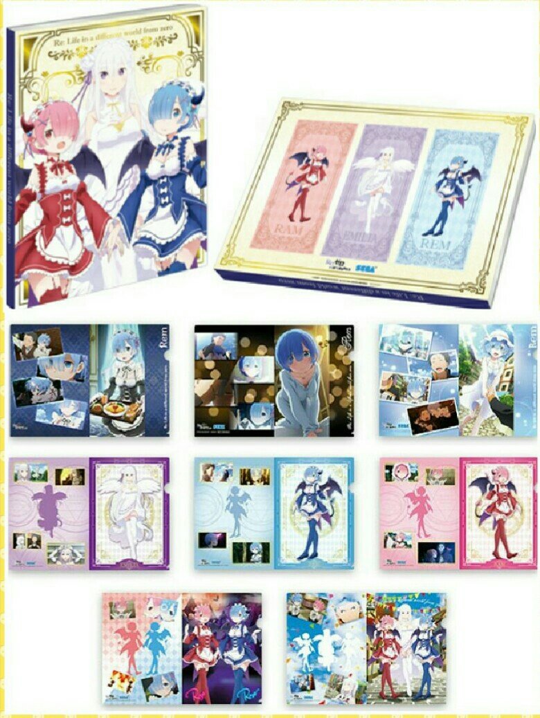 リゼロ　クリアファイルケース類 Amazon.co.jp: Re：ゼロから始める異世界生活 クリアファイル D