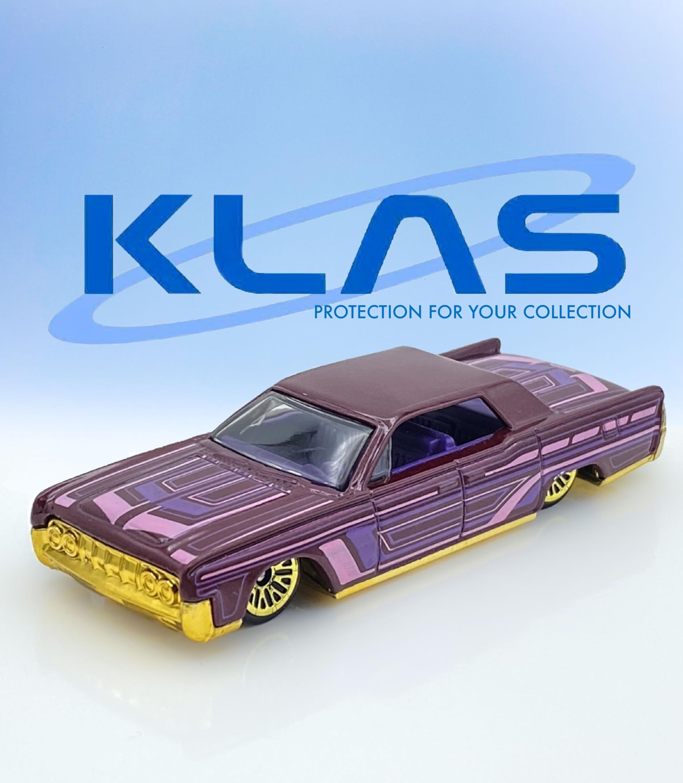 Hot Wheels '64 Lincoln Continental (Dark Red, Pink & Gold) 5/5 HW Slammed, 2023-246/250 (Short Card) - Image 2
