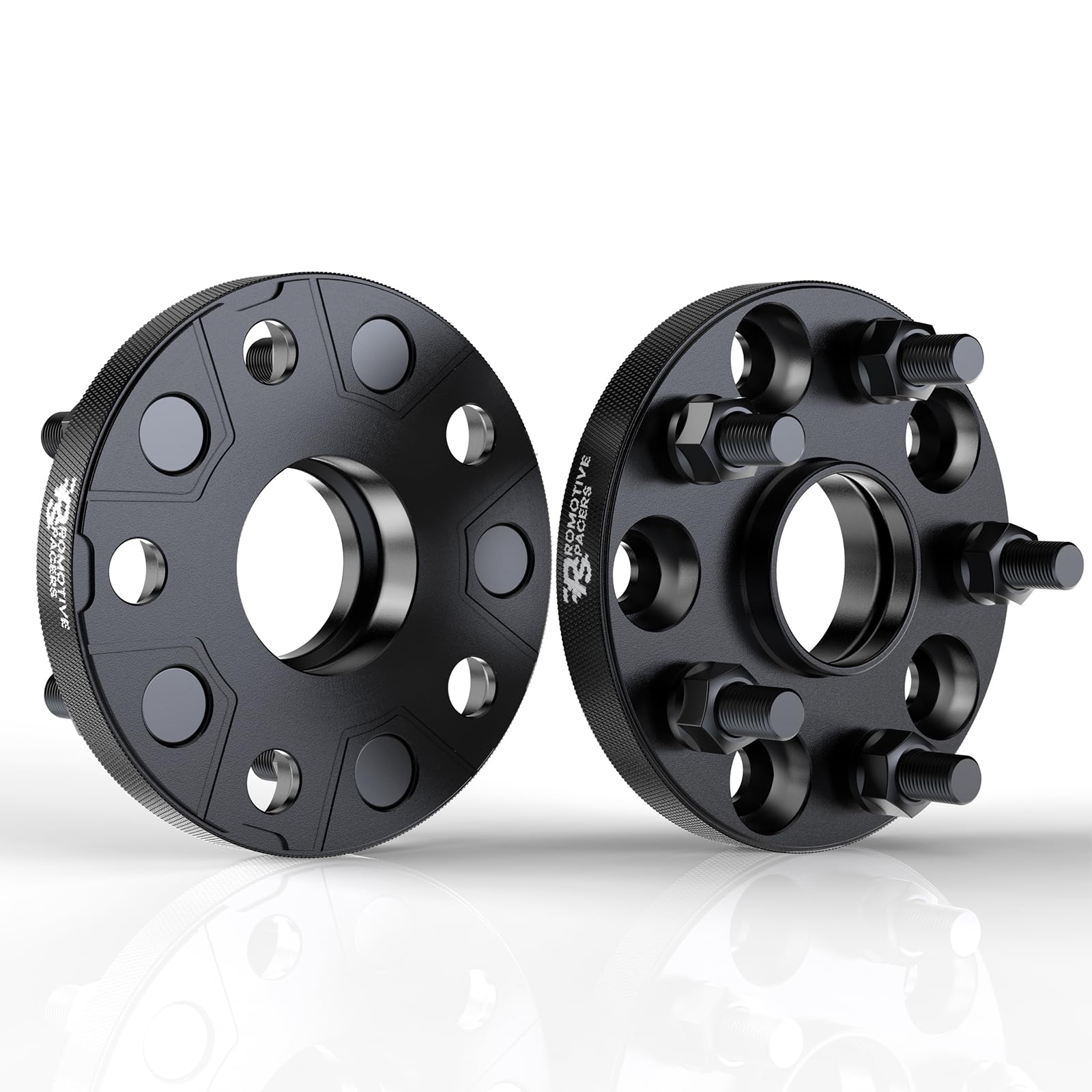 PROMOTIVE 5x4.5 Hubcentric Wheel Spacers 22mm- CNC Forged 5x114.3 with M12x1.5 Studs & 67.1mm Hub Bore Compatible for Genesis Jeep Compass Patriot Mazda Miata Ford Escape Hyundai Mitsubishi -2PCS