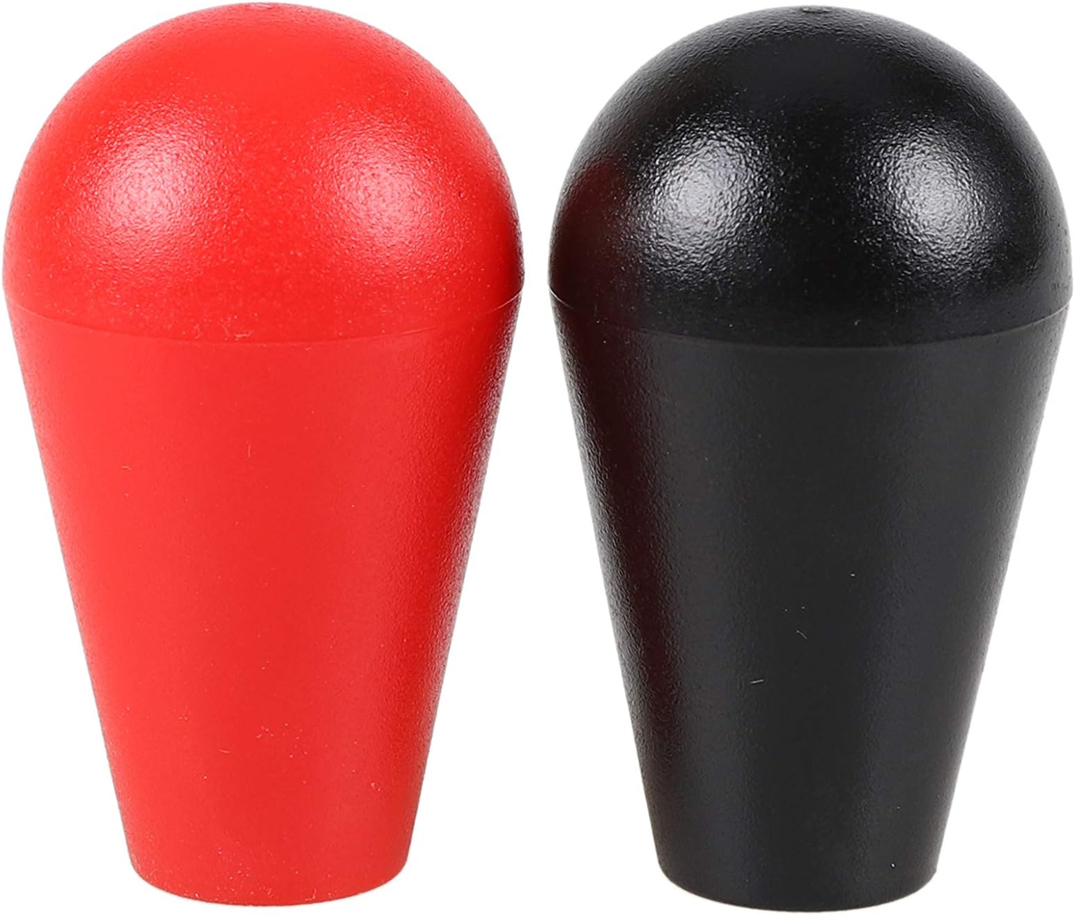2X Arcade Joystick's Oval Balltop, Arcade Ellipse Topball Handle use for 2 Player Arcade Joystick DIY Kit Sanwa Joystick MAME Jamma Part (Red & Black)