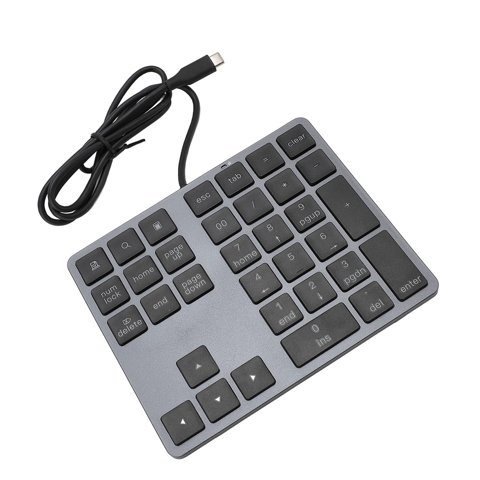 POENVFPO Tastiera Numerica Tastiera Numerica Cablata Trasferimento Rapido dei Dati Sottile, Elegante e Portatile per Utenti OS X Funzionamento Conveniente