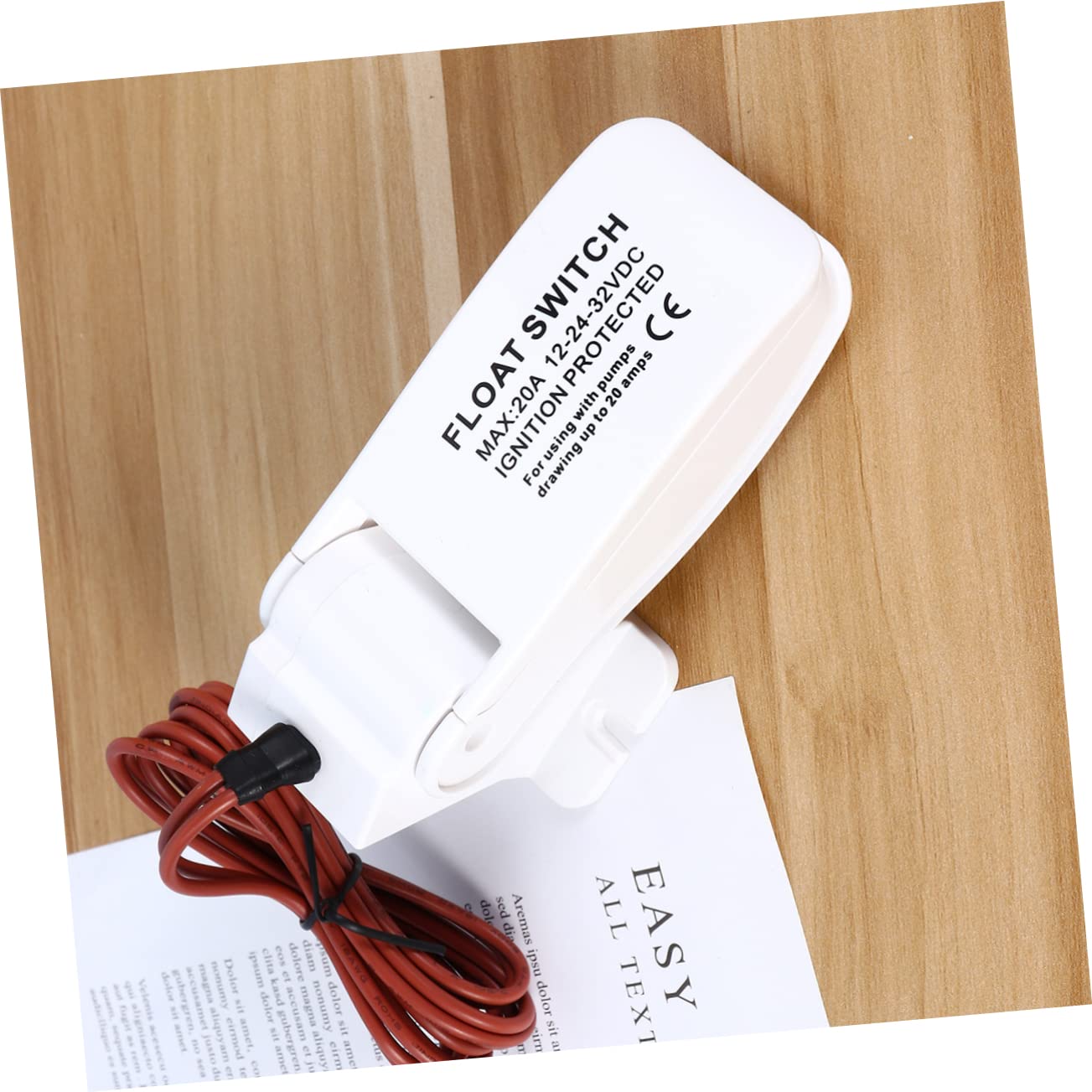 VANZACK 2 Pezzi Regolatore Di Livello Elettrico Pompa Di Sentina Pompa Galleggiante 12v Pompe Di Sentina Per Barche Montaggio Universale Resistente Termoplastico