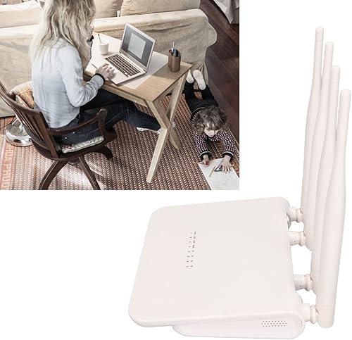 Miniatura 2 de CUIFATI Enrutador de módem 4G LTE para Internet inalámbrico, enrutador WiFi de 300 Mbps, hasta 32 usuarios, cifrado DNS, enrutador inalámbrico para