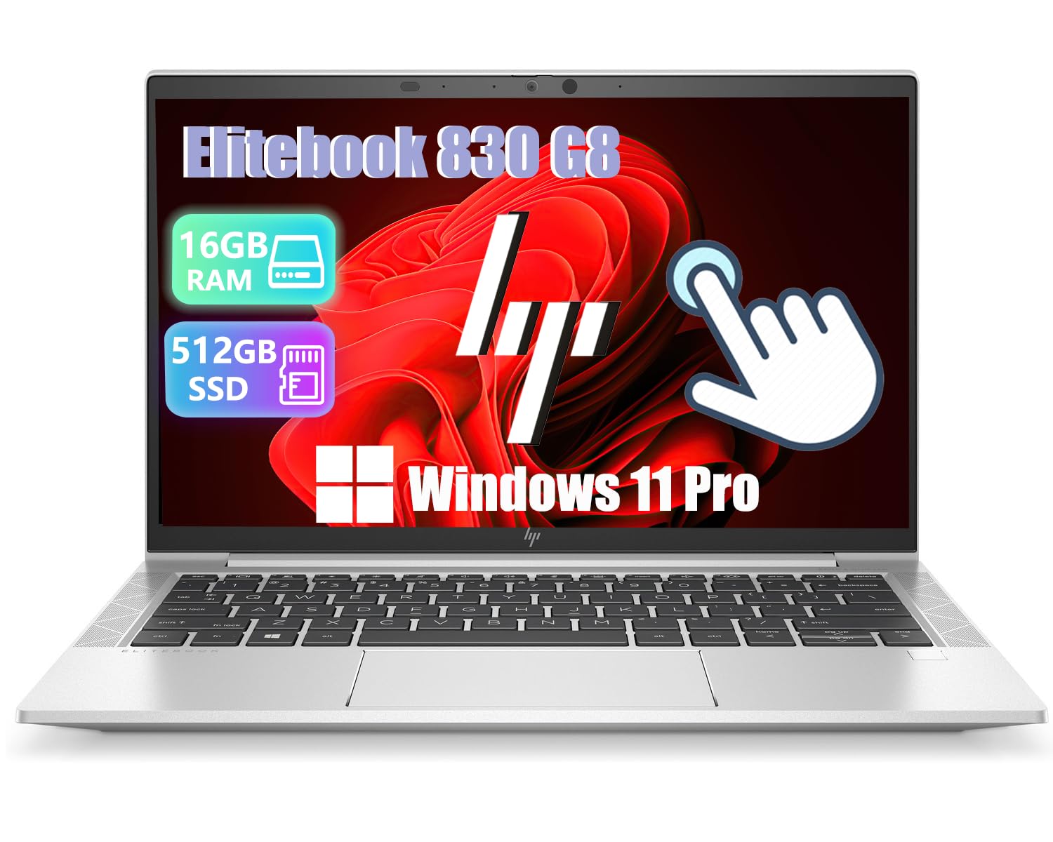 HP Elitebook 830 G8 Touchscreen Business Laptop, 13.3 Inch FHD