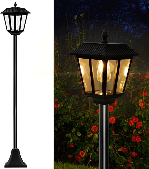 Amazon.ca exterior solar lights gate post