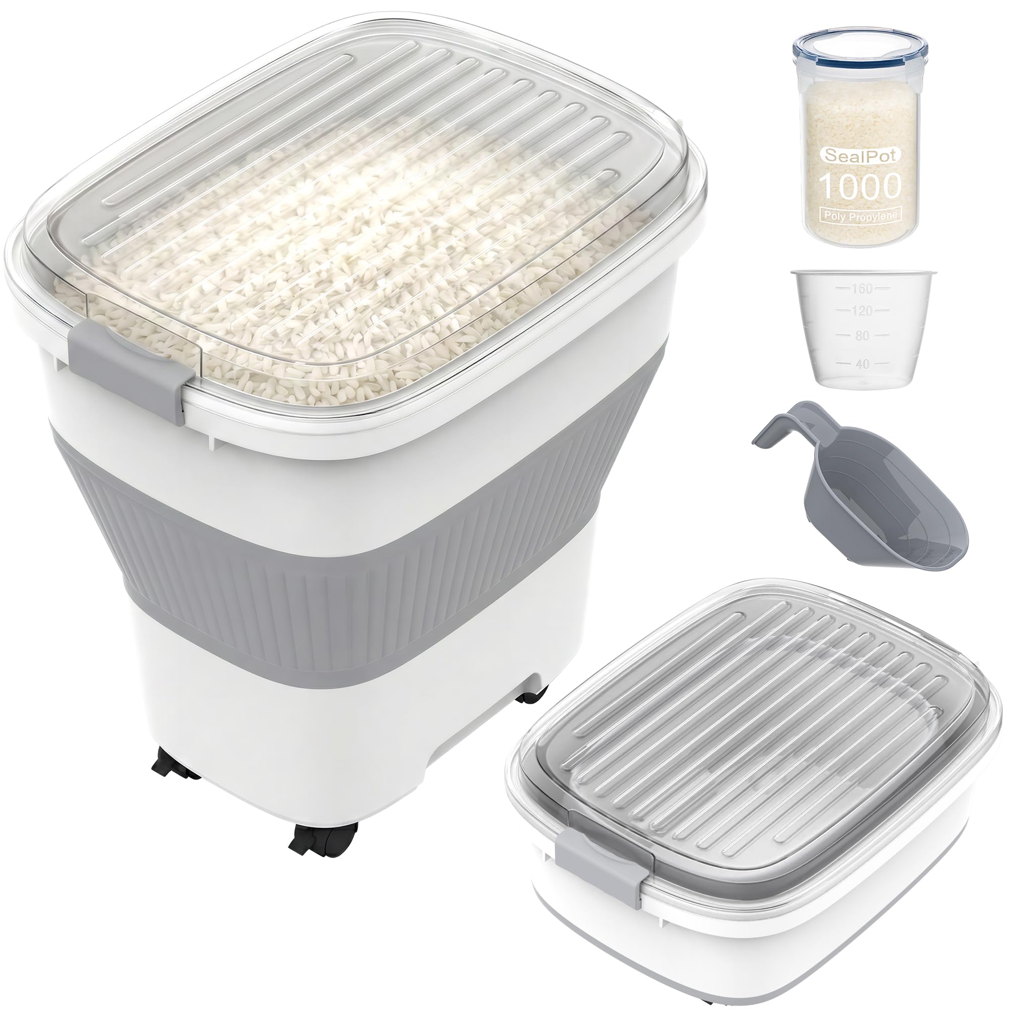 HOYTAMDAR Collapsible Rice Container