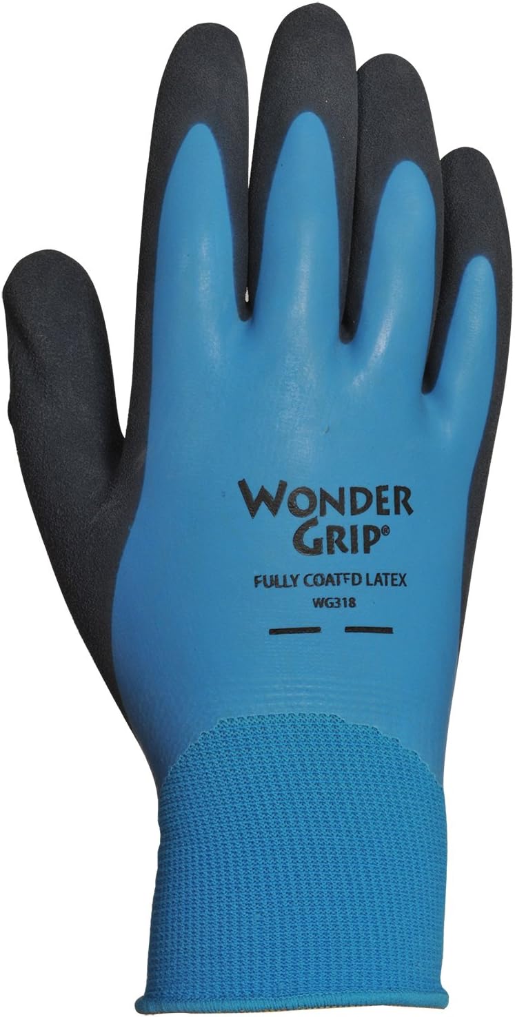 WG318L Liquid-Proof Double-Coated/Dipped Natural Latex Rubber Work Gloves
