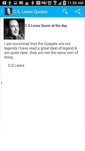 C S Lewis Quote of the day