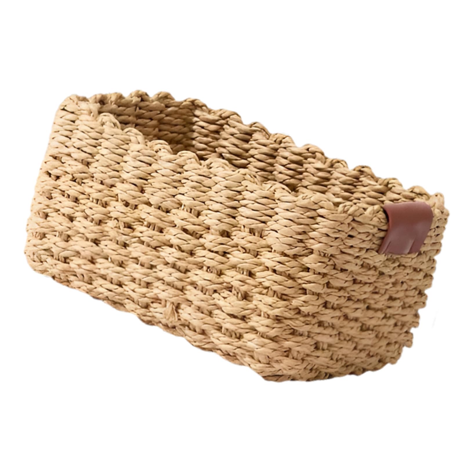 Multipurpose Handwoven Paper Fiber Basket Stylish Storage Bin for Living Room Bedroom Kitchen Supplies Paper Rope Storage Basket Natural Fiber Planner