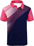 ZITY Men's Golf Shirt Short Sleeve Polo Shirt Moisture Wicking Performance Print Poloshirt for Men Clasic Collared T-Shirt