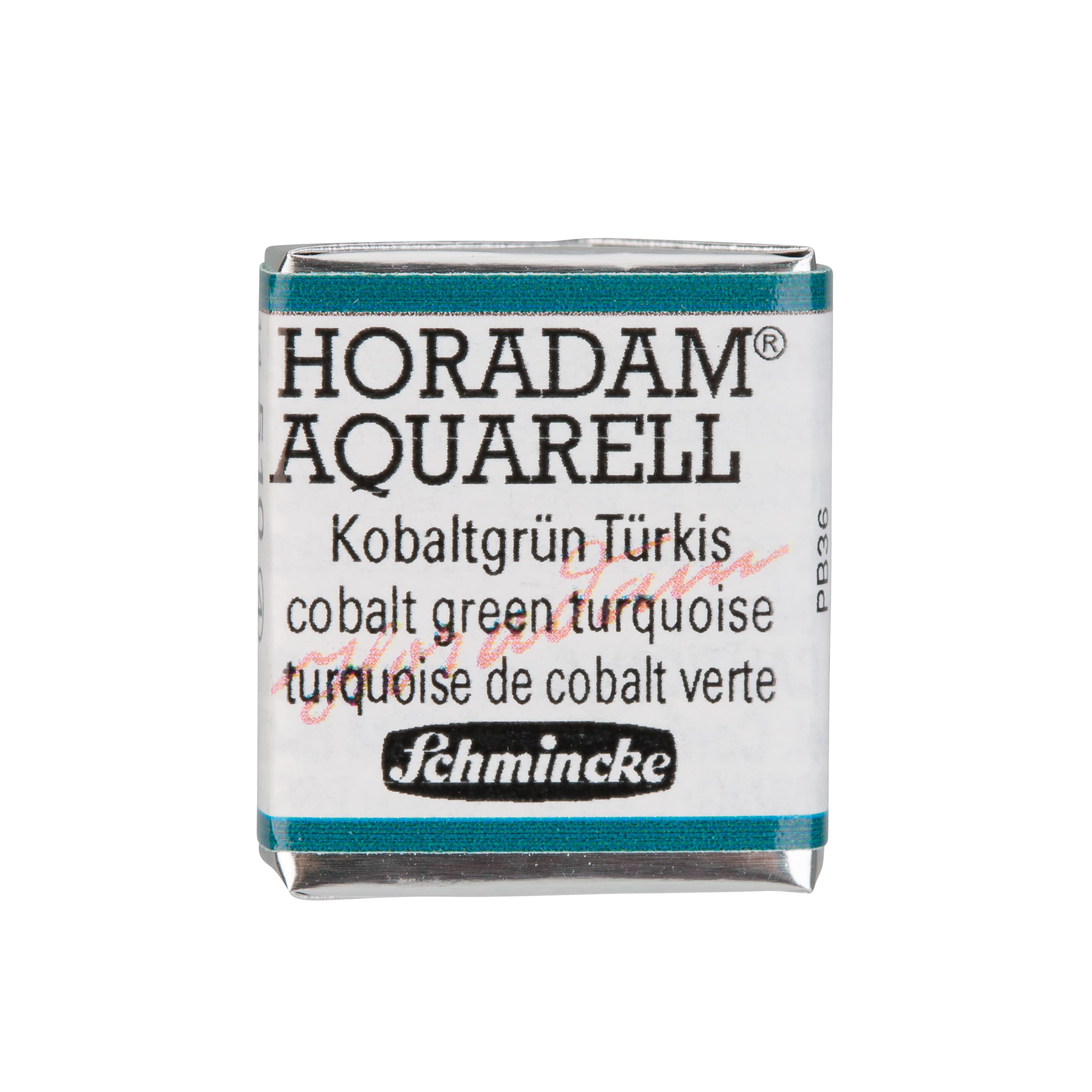 Schmincke - HORADAM® AQUARELL - finest artists' watercolours, 487 Cobalt blue light, 14 487 044, 1/2 pan — view 334
