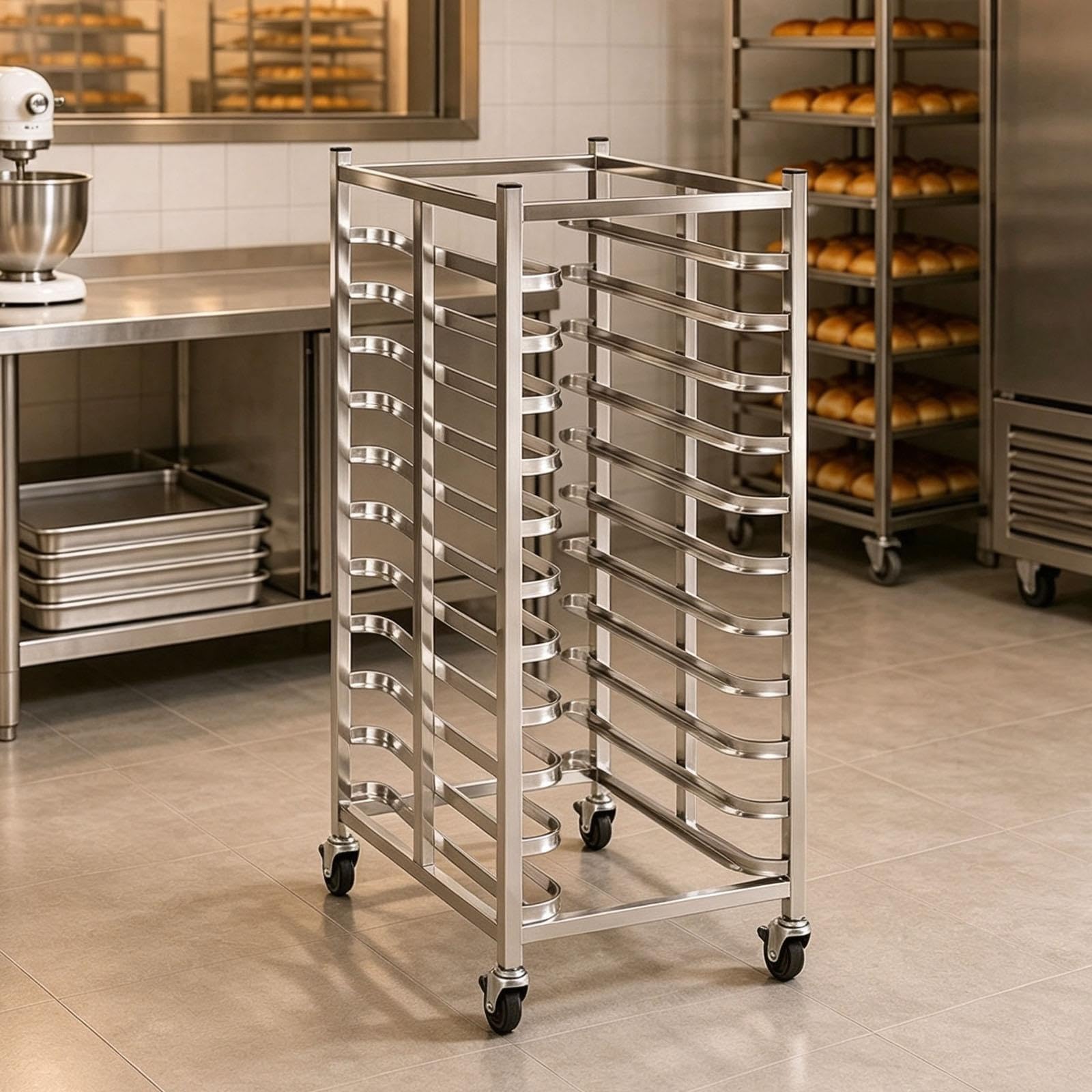 Grille de Cuisson, Grille à Pain à roulettes
