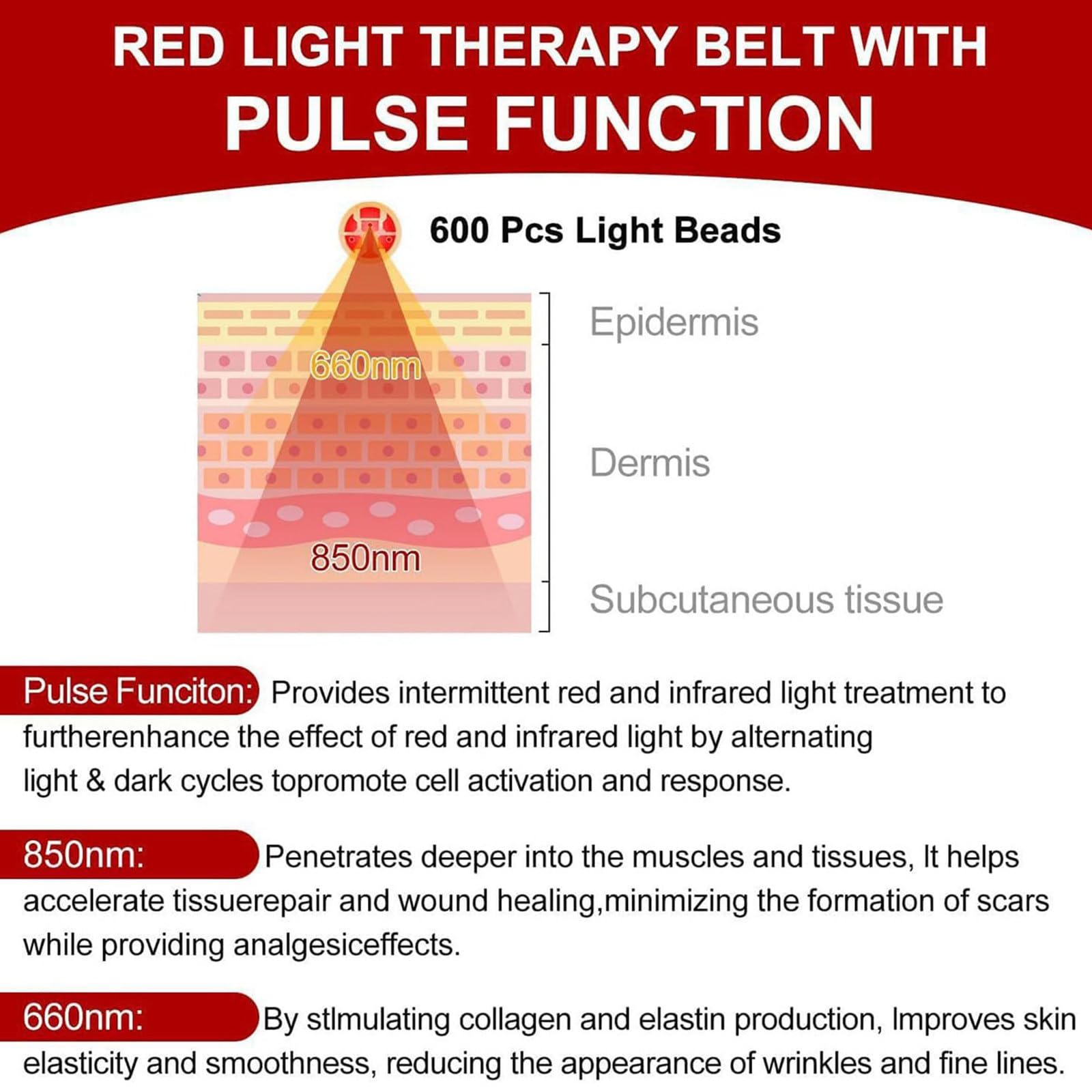 Tapete de terapia de luz roja para el cuerpo, 2520 luces LED, dispositivo de terapia de luz infrarroja para hombro, cintura, espalda, alivio del dolor muscular, almohadilla de terapia de luz