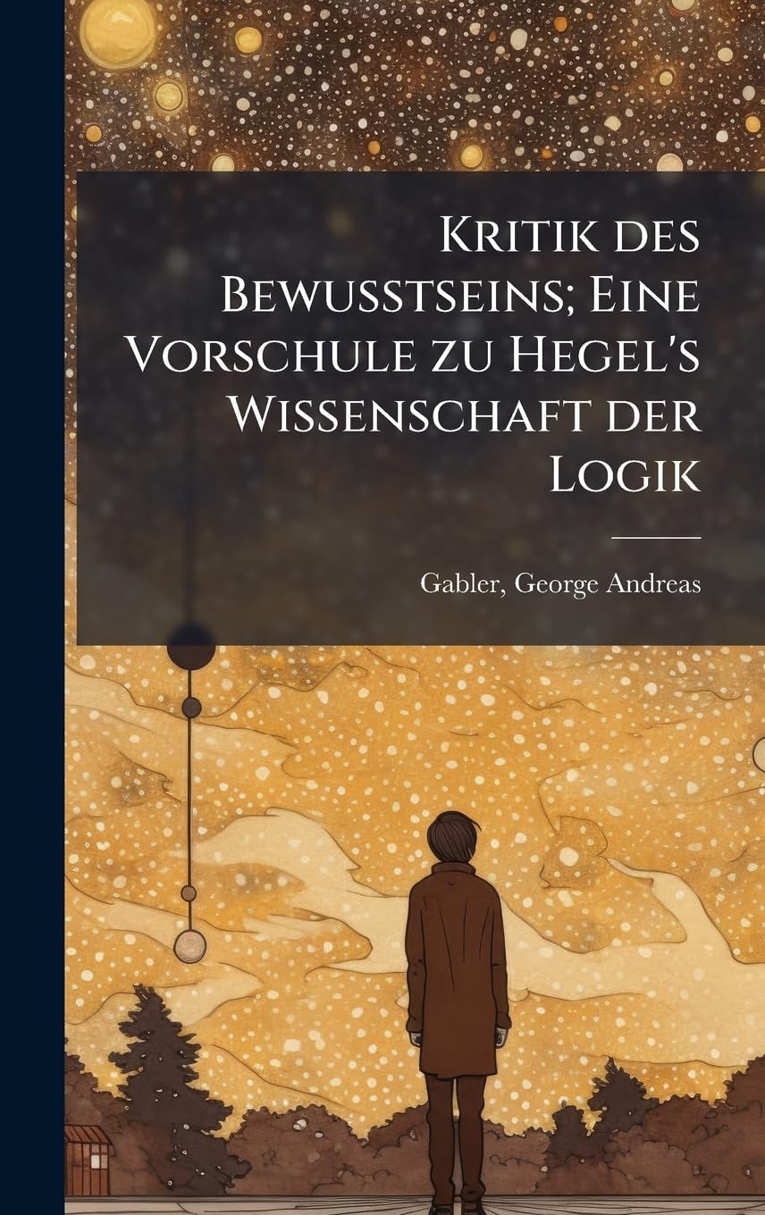 Kritik des Bewusstseins; Eine Vorschule zu Hegel's Wissenschaft der Logik