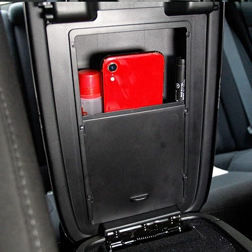 Miniatura 2 de crosselec Organizador de consola central, bandeja de inserción, funda de caja de reposabrazos, cajón oculto para Dodge Charger 2011-2021/Chrysler