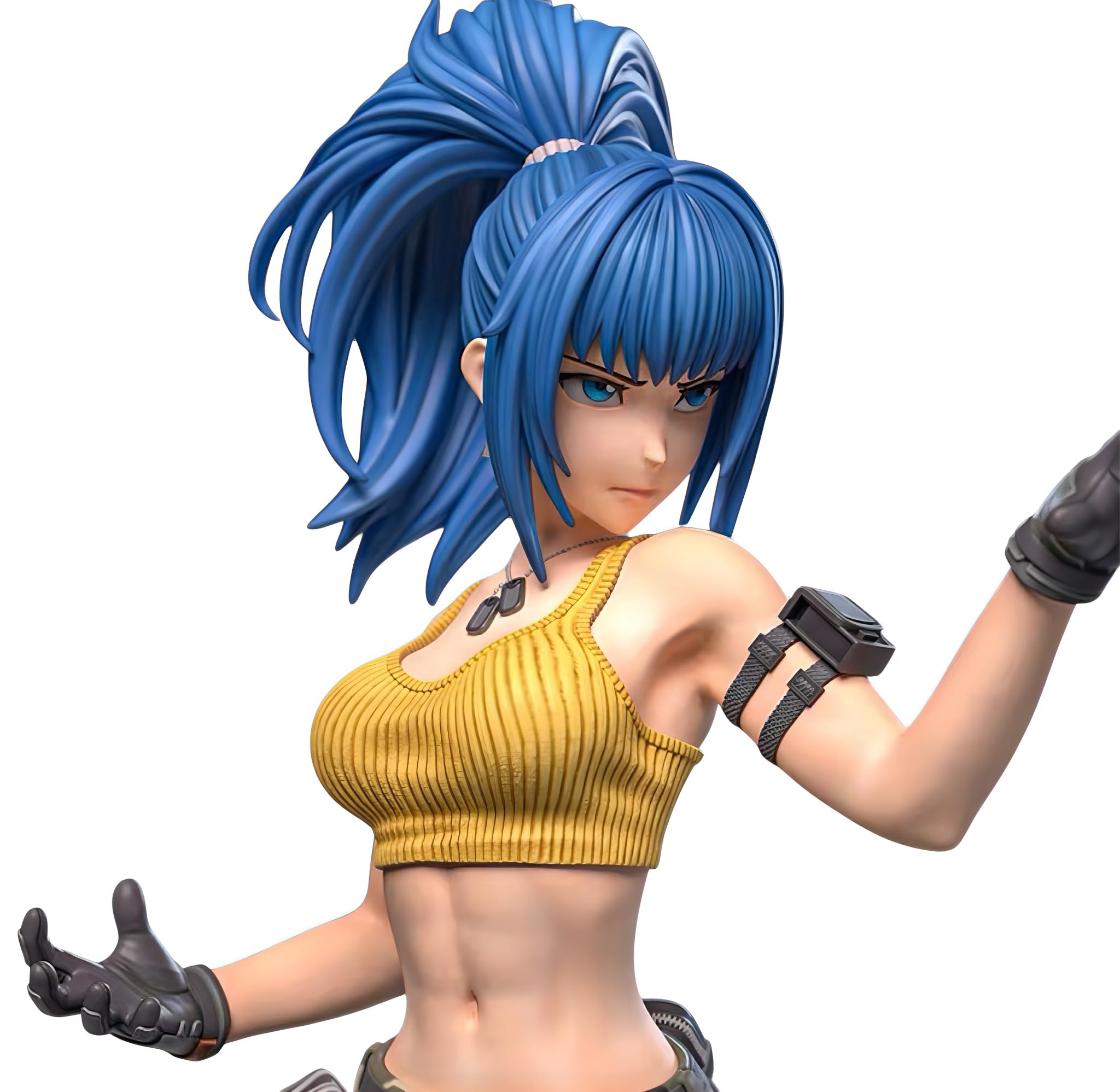 Amazon | 1/10 1/8 1/6 ガレージキット フィギュア 未塗装 KOF レオナ