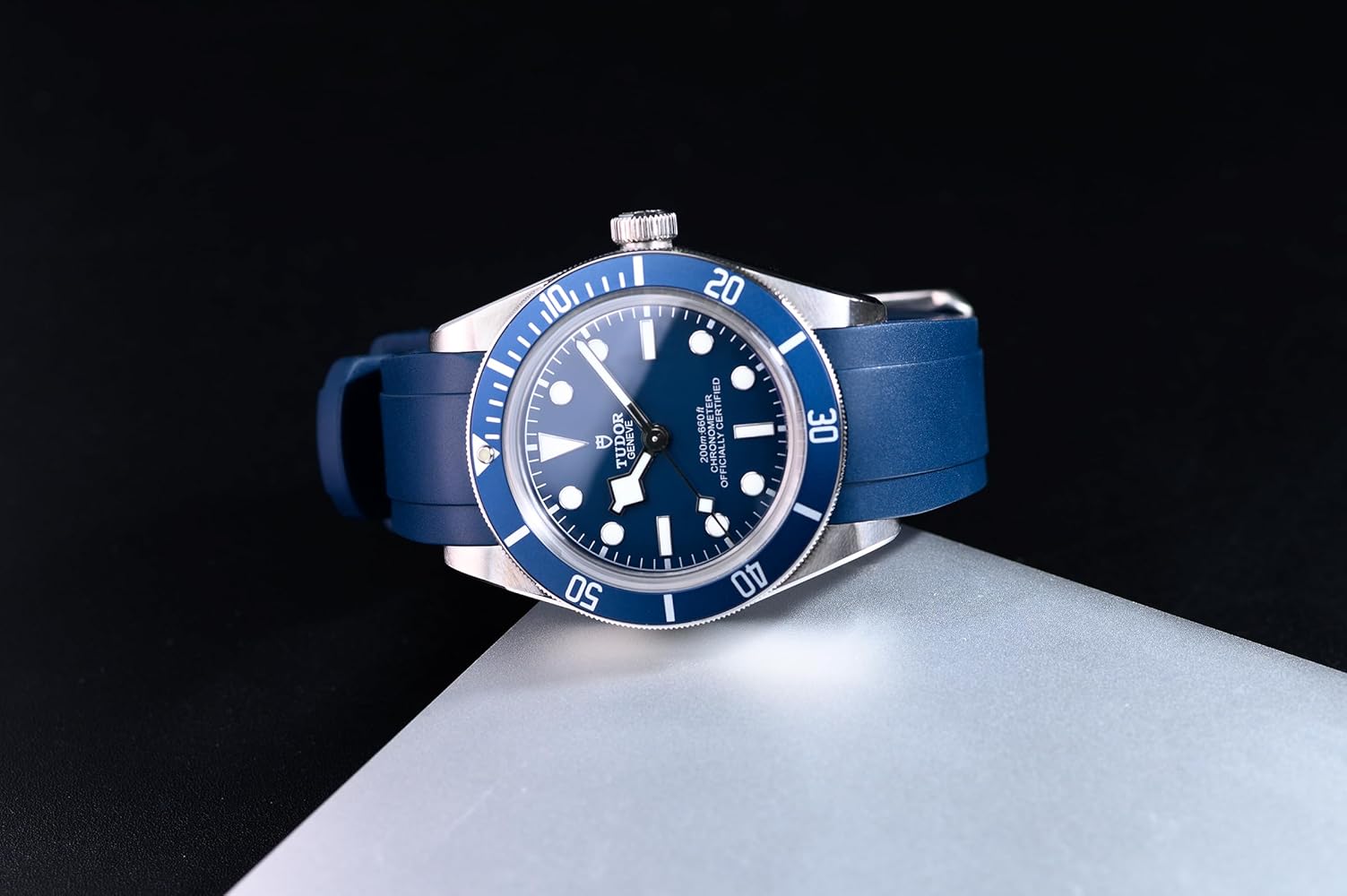 Amazon.com: Crafter Blue TD03 Curved End Watch Band Rubber