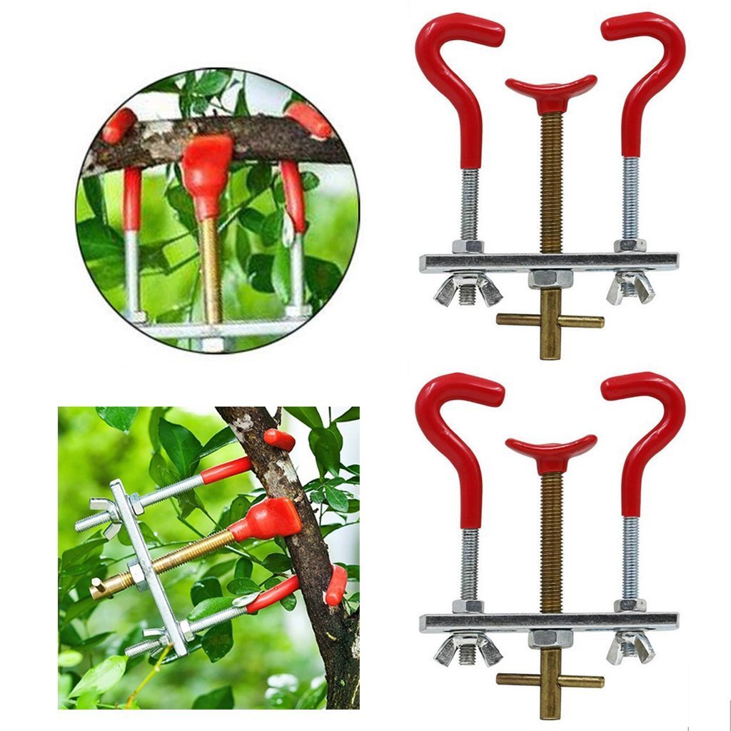 1 paire jardinage Bonsai Outil en acier carbone Lot de kit en forme de Creative Arbre Outil de cintrage Branche Bender Modérateur d'élagage Lot