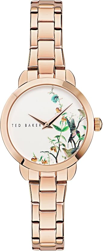 Ted Baker Womens Fleure Stainless Steel Bracelet Watch Model BKPFLS4029I, Rose Gold