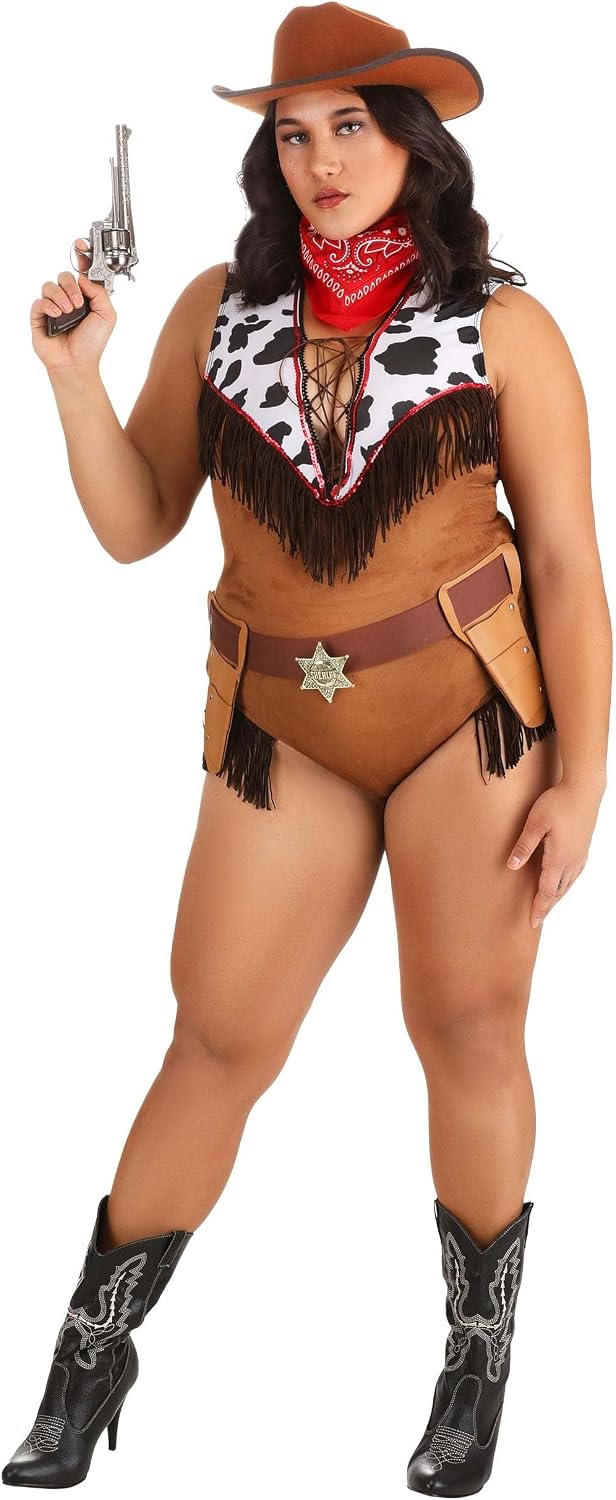 Party King Women's Plus Size Wild West Hottie Costume