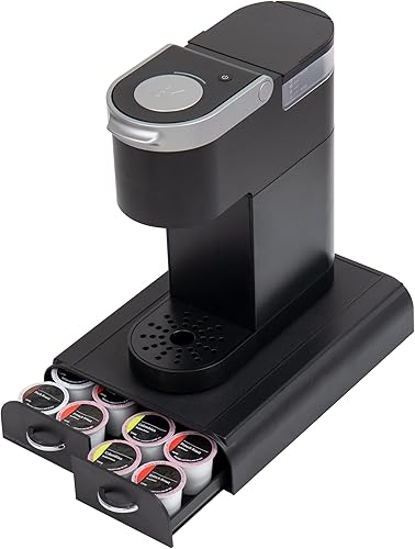 Miniatura 5 de Mind Reader Anchor Collection - 3 cajones de porción individual capacidad de 24 cápsulas organizador de encimera base de máquina de café 1225