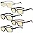 Eyekepper 5-pack Blue Light Blocking Glasses Yellow Tinted