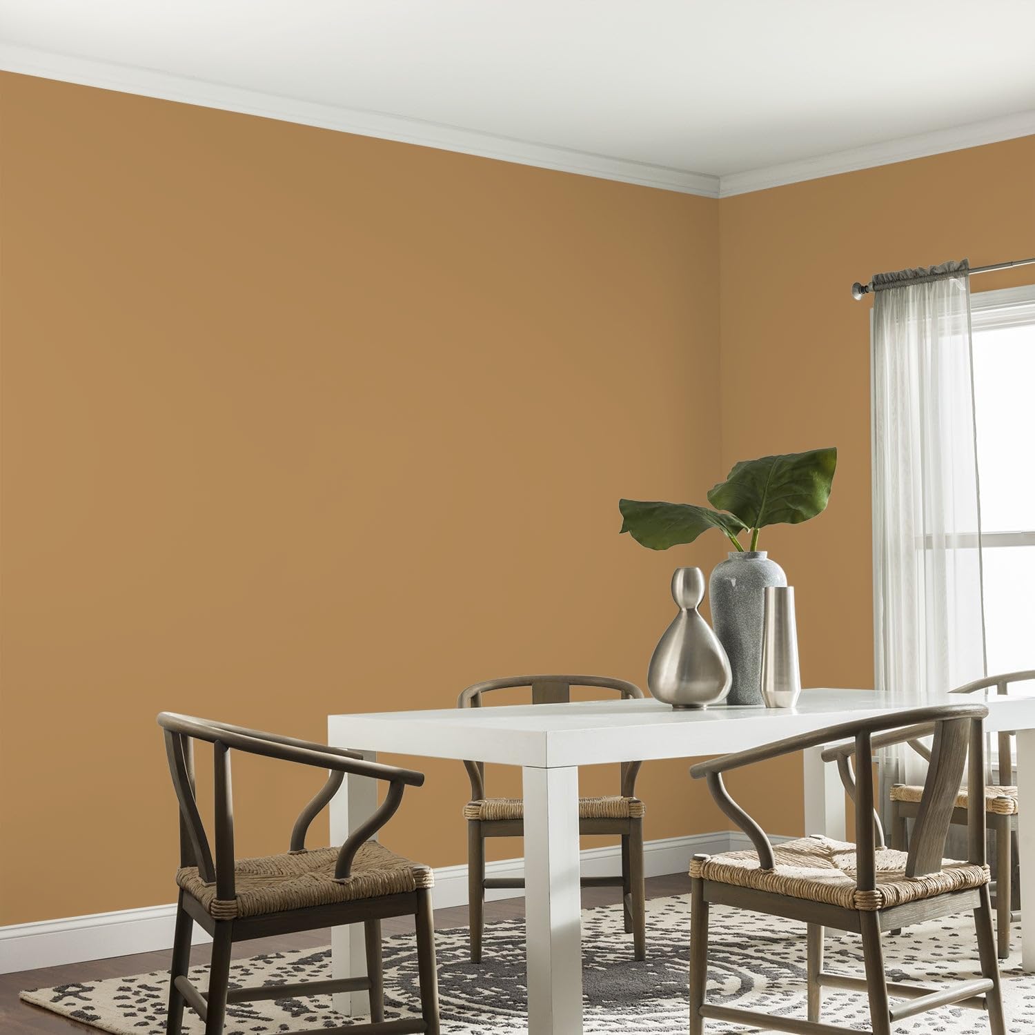 Glidden Interior Paint + Primer: Brown/Allegro, One Coat, Eggshell, 1-Gallon