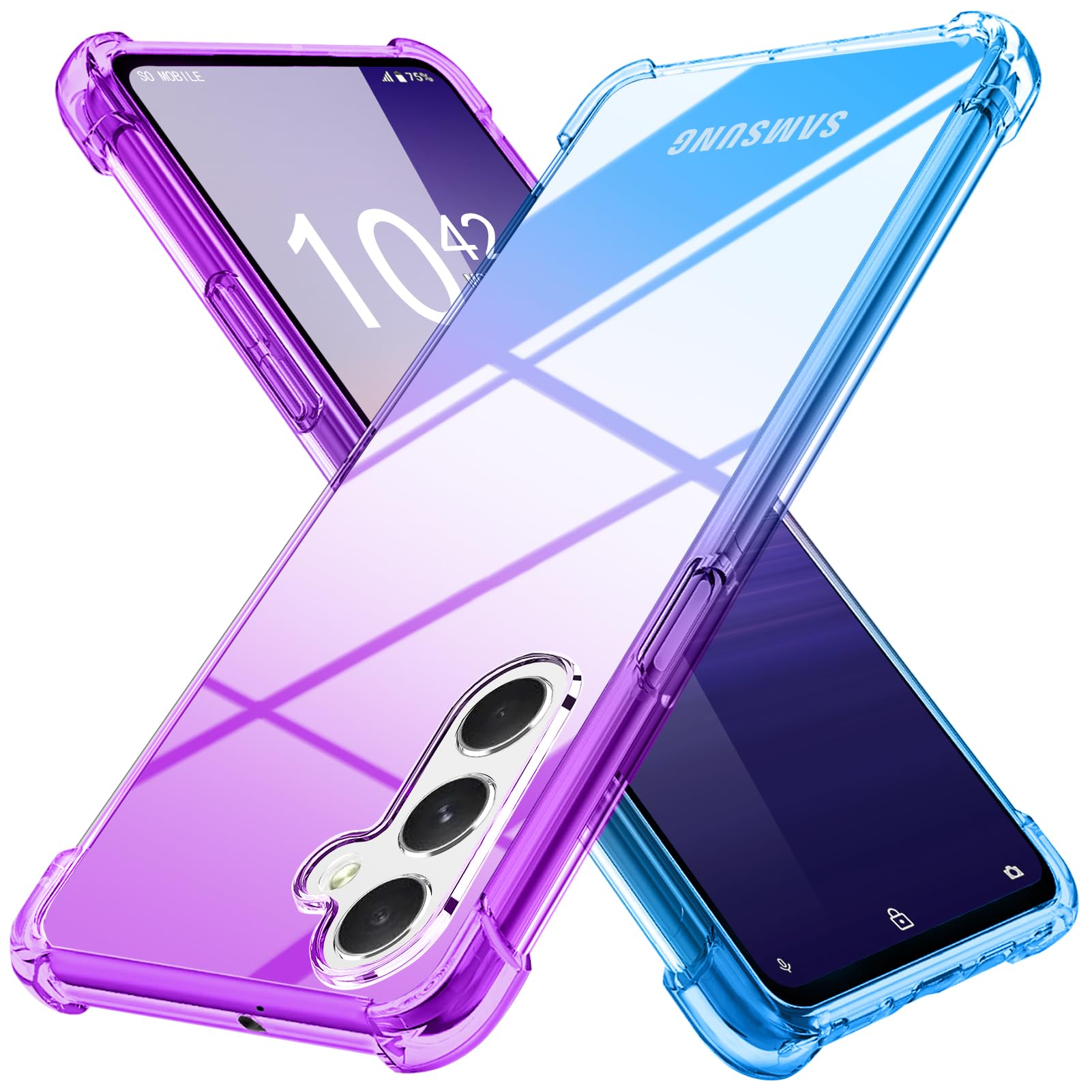 Amazon.co.jp: Galaxy A54 5G ケース クリア 薄型 グラデーション色 